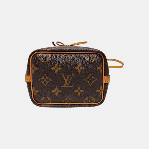 NÉONOÉ Nano Monogram Coated Canvas Brown