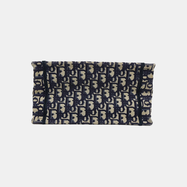 Book Tote Small Oblique Canvas Blue