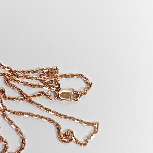 Pop H Metal Rose Gold Necklace