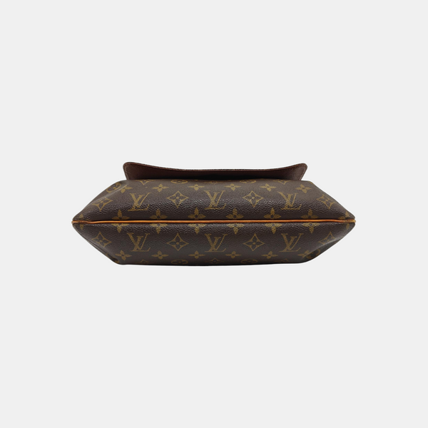 MUSETTE TANGO Lona Revestida con Monogram Marrón