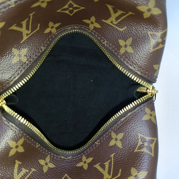 SQUARE Monogram Coated Canvas Brown