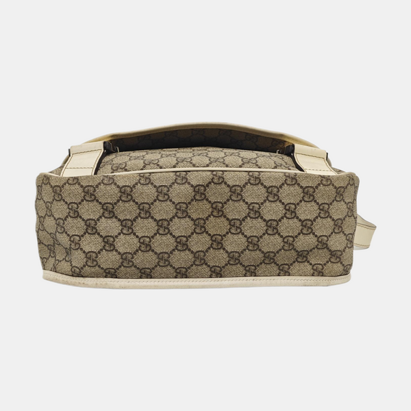 GG Supreme Monogram Coated Canvas Beige