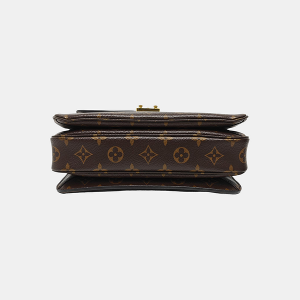 MÉTIS MM Monogram Coated Canvas Brown