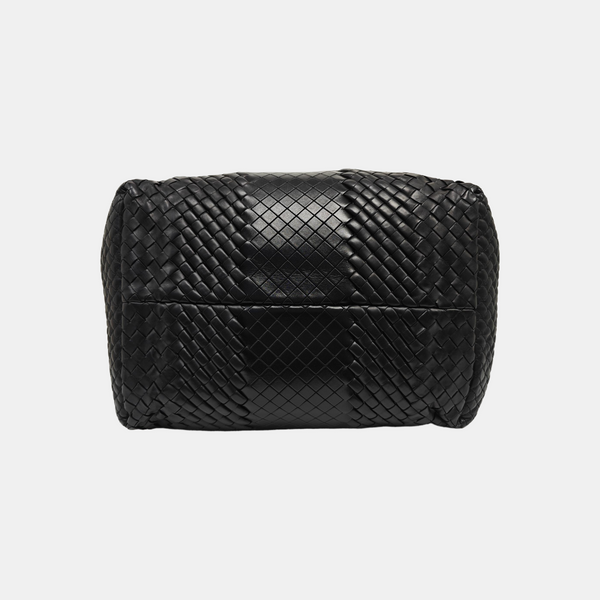 Calfskin Top Handle Bag Black