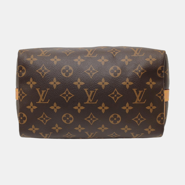 Speedy 25 Lona revestida Monogram marrón