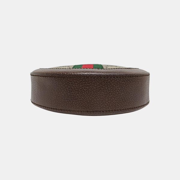 Ophidia Mini Monogram Coated Canvas Beige