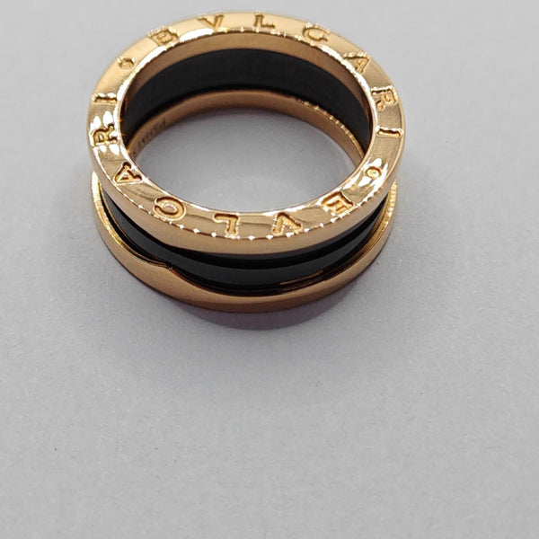 B.ZERO1 18k Rose Gold Ring EU 56