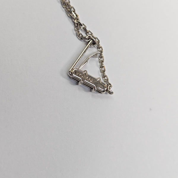 18k White Gold Silver Necklace