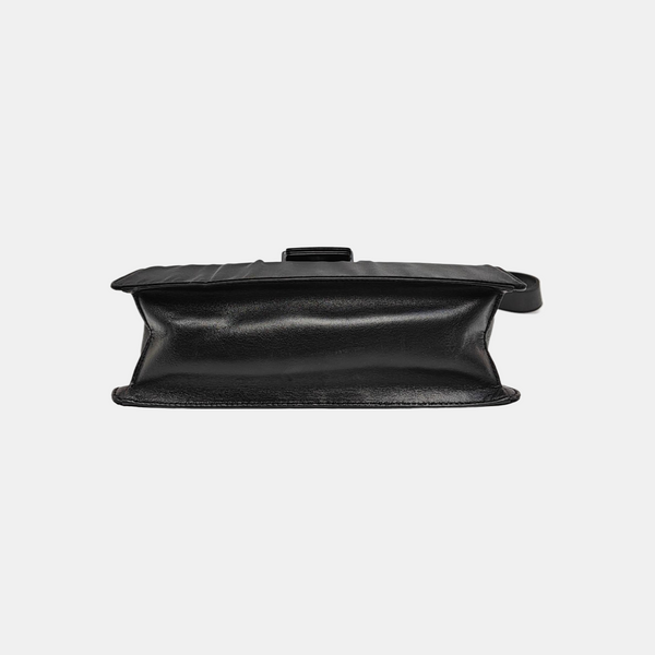 Nylon Shoulder Bag Black