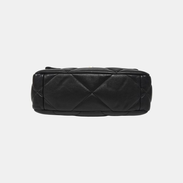 CHANEL 19 Small Quilted Lambskin Black