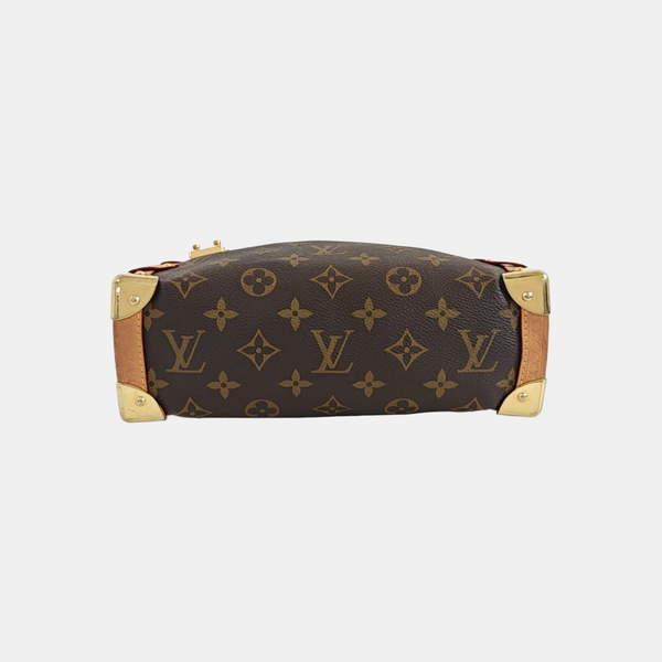 SIDE TRUNK MM Monogram Coated Canvas Brown