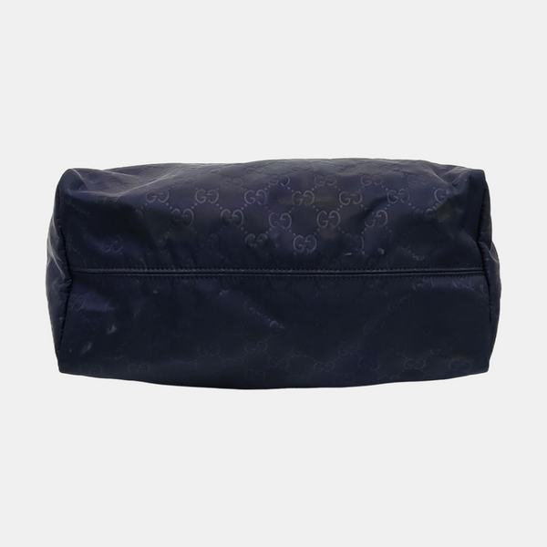 Monogram Nylon Tote Bag Black