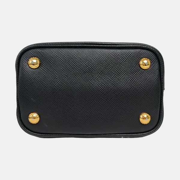 Panier Small Saffiano Calfskin Black