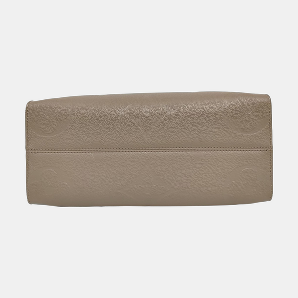 ONTHEGO MM Monogram Calfskin Gray