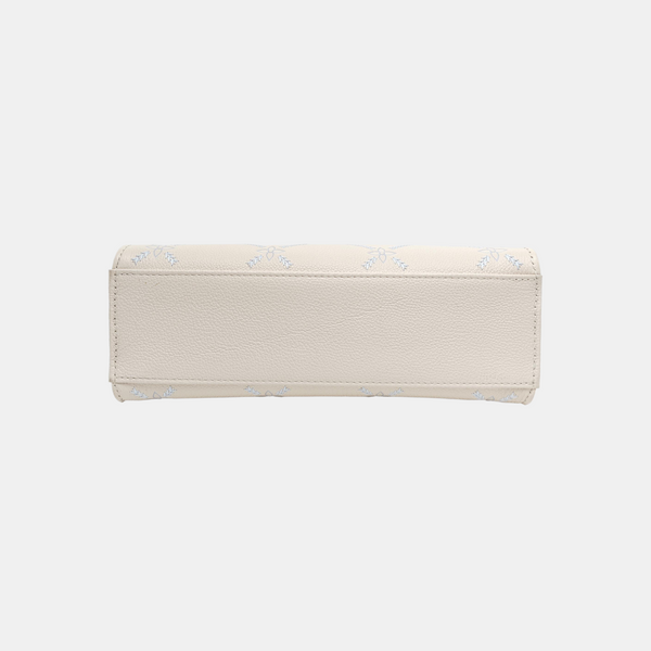 Monogram Calfskin Tote Bag White
