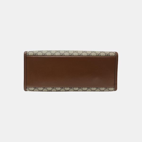Retro Small Monogram Coated Canvas Brown