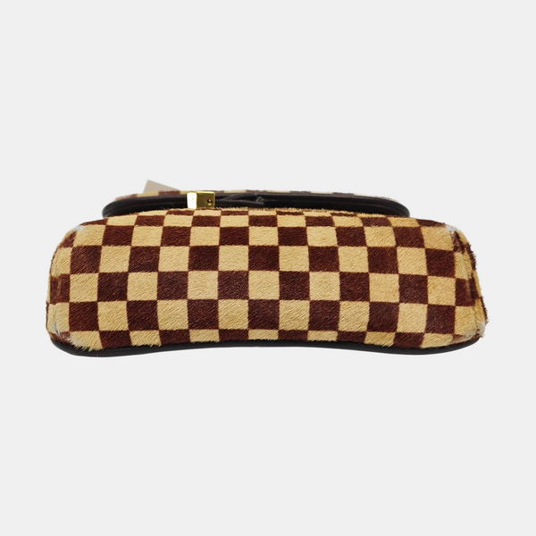 GAZELLE Damier Ebene Horsehair Brown