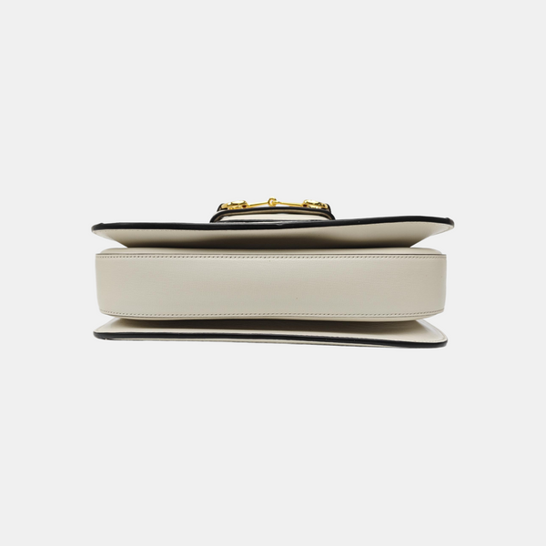Horsebit 1955 Small Monogram Coated Canvas Beige