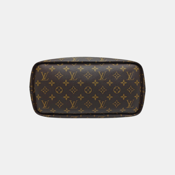 NEVERFULL MM Monogram Coated Canvas Brown