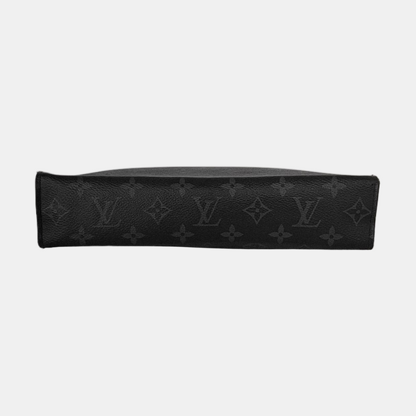 Pochette Voyag MM Monogram Coated Canvas Black
