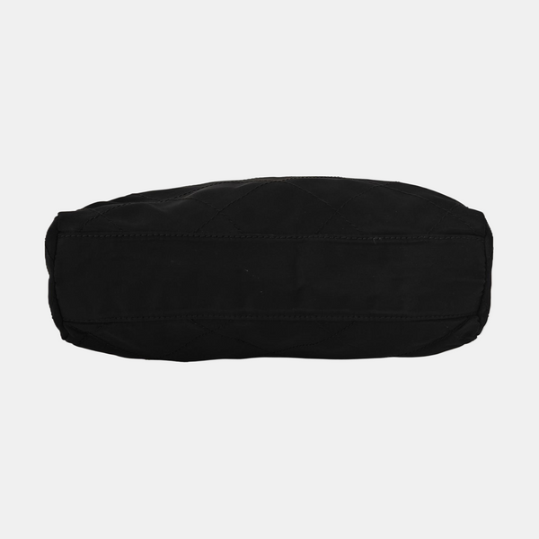 Nylon Quilted Nylon Black