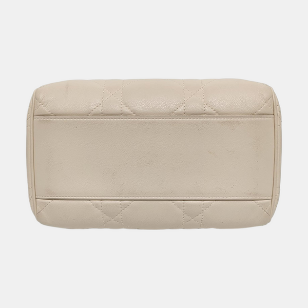 Cannage Calfskin White