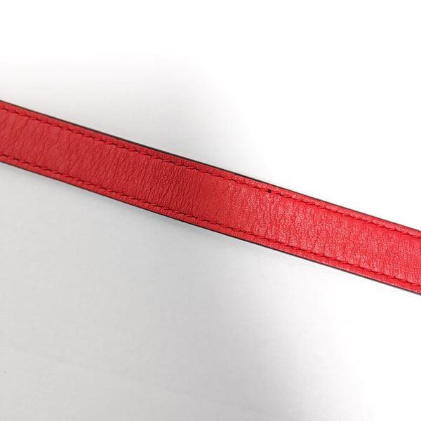 Leather Belt Red