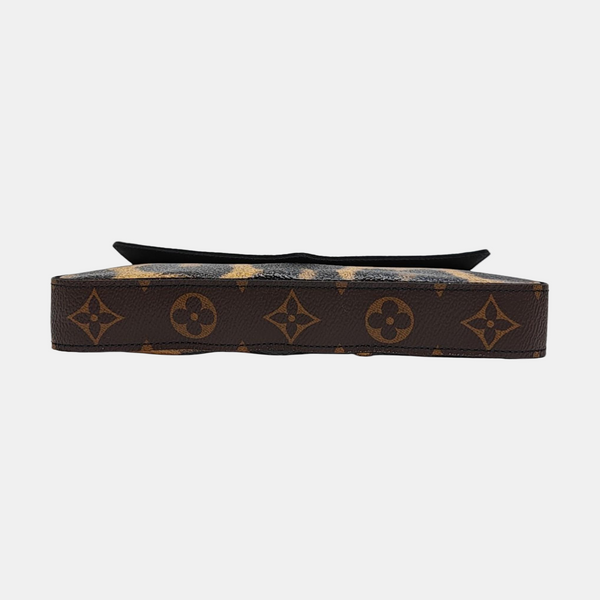 FÉLICIE Monogram Coated Canvas Brown