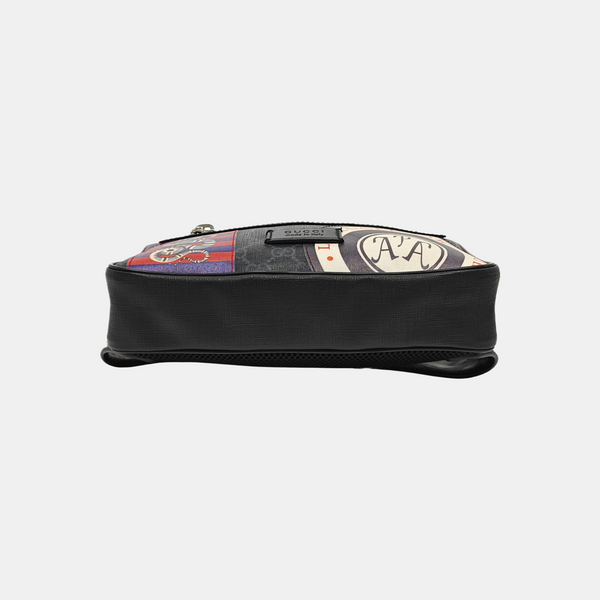 Courrier Monogram Coated Canvas Black