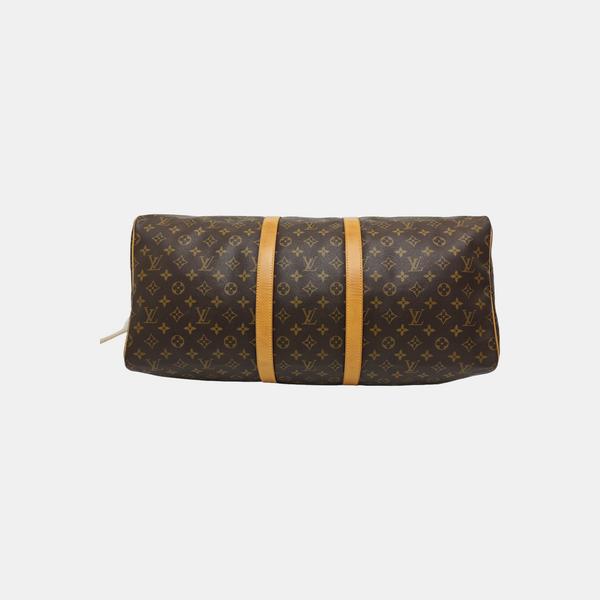 SAC SOUPLE 55 Monogram Coated Canvas Brown