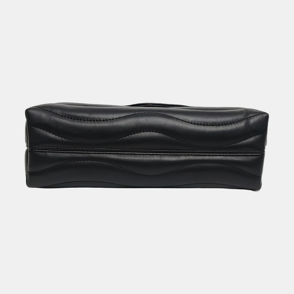 NEW WAVE GM Quilted Calfskin Black