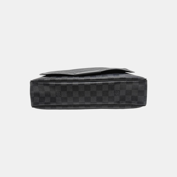DANIEL Damier Graphite Coated Canvas Gray