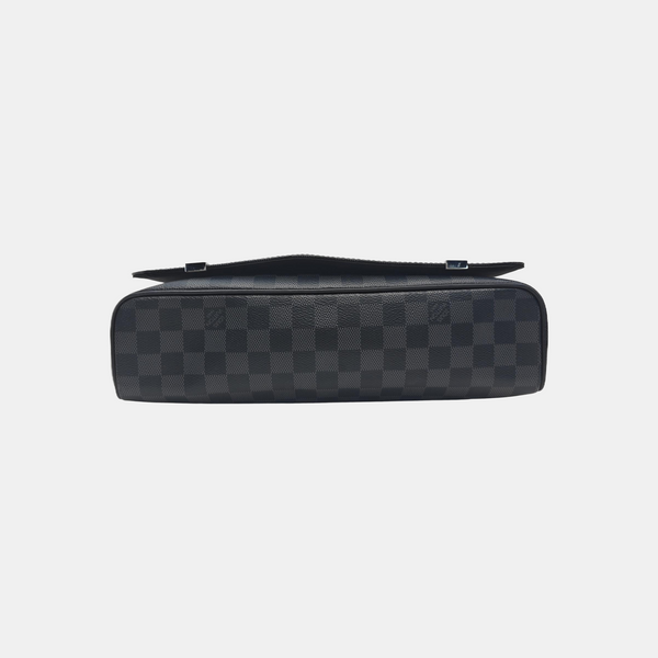 DISTRICT MM Damier Graphite Coated Canvas Gray