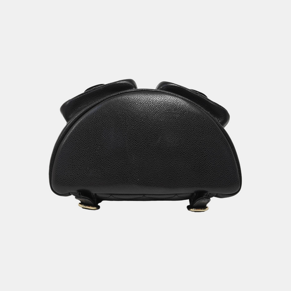 DUMA Medium Quilted Grained Calfskin Black