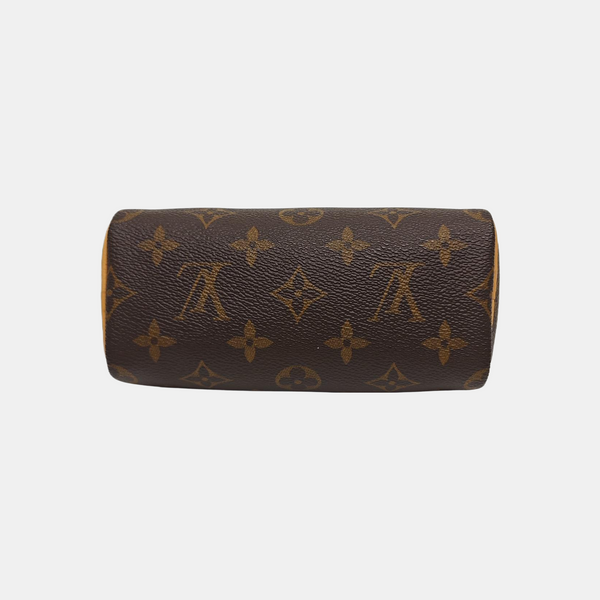 SPEEDY Nano Monogram Coated Canvas Brown