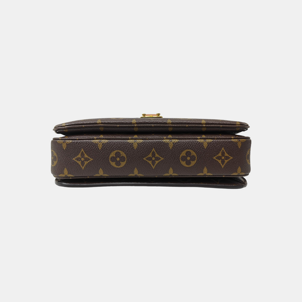 MÉTIS MM Monogram Coated Canvas Brown