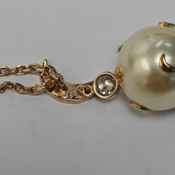 Twist Round Metal Gold Necklace