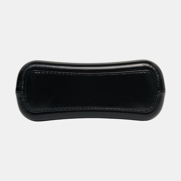 GABRIELLE Small Quilted Vintage Calf Black