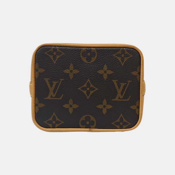 NOÉ Nano Monogram Coated Canvas Brown