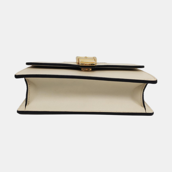Sylvie Super Mini Calfskin White