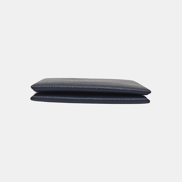 Calvi Epsom Blue Card Holder
