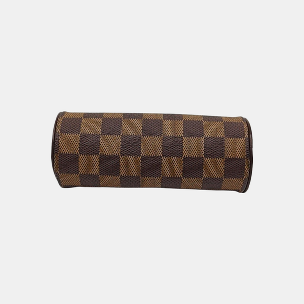 PAPILLON Mini Damier Ebene Coated Canvas Brown