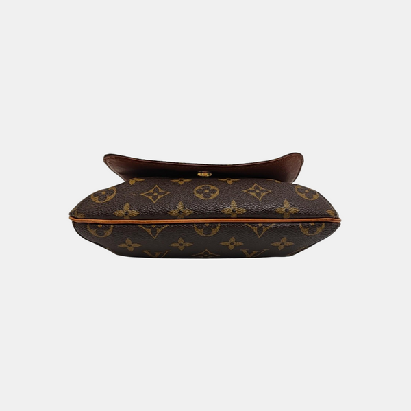 MUSETTE TANGO Monogram Coated Canvas Brown