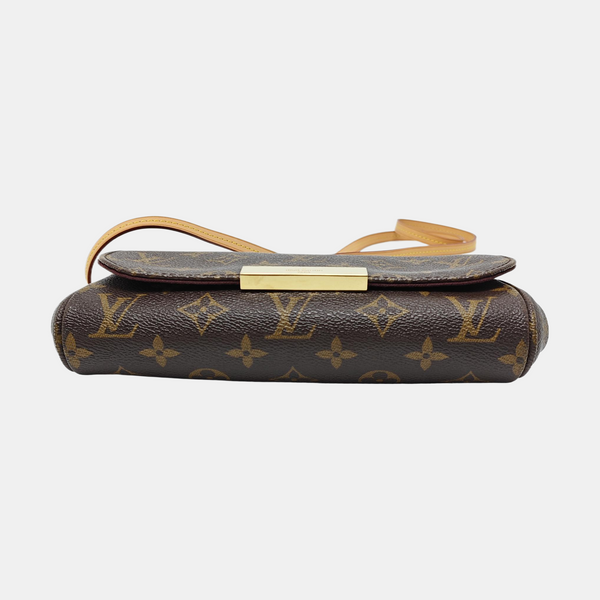 FAVORITE PM Monogram Coated Canvas Brown