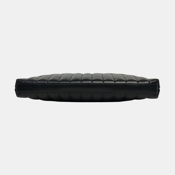 Chevron Calfskin Black