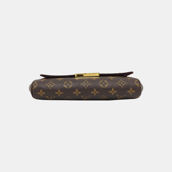 FAVORITE MM Monogram Coated Canvas Brown