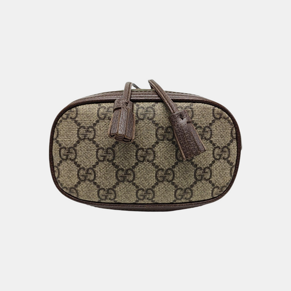 Ophidia Mini Monogram Coated Canvas Beige
