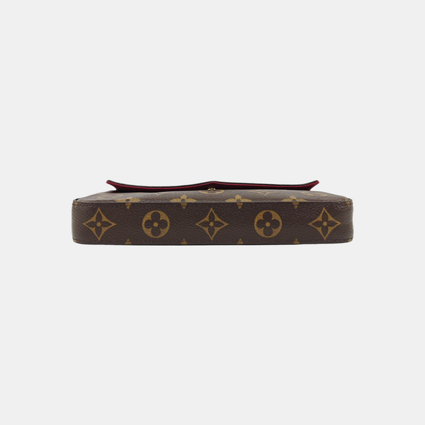 FÉLICIE Monogram Coated Canvas Brown