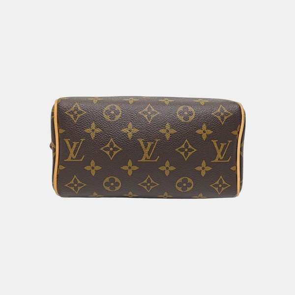 SPEEDY 20 Monogram Coated Canvas Brown