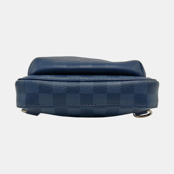 OUTDOOR Damier Coated Canvas Blue